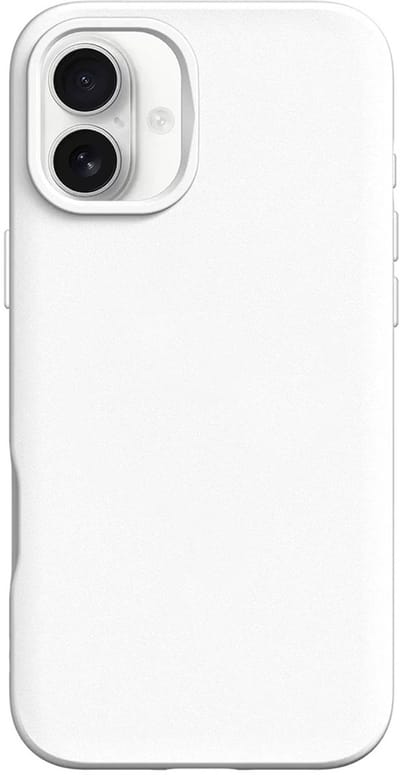 Rhinoshield, Hoesje Geschikt voor Apple iPhone 16 Plus Model SolidX compatibel met Draadloos Opladen, Wit