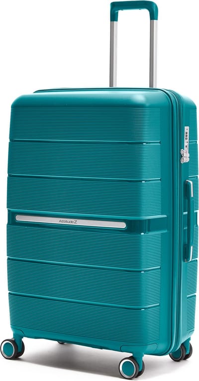 Attitudez EliteZ Reiskoffer Large Coral Blue 76cm - TSA-slot - Uitbreidbaar