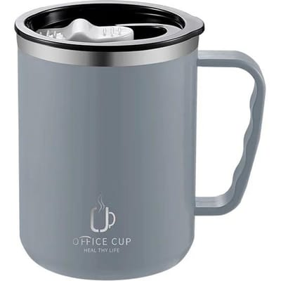 500 ml thermosbeker 304 roestvrij staal koffiekopje met handvat lekvrije thermoskan geïsoleerde beker draagbare thermische waterfles 500ML