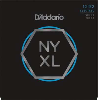 D'Addario NYXL1252W Elektrische Gitaarsnaren (12-52) Light Wound 3rd