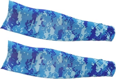 Arm Beschermers met UV-bescherming en Antislip voor Hardlopen, Fietsen, Basketbal en Golf - Ideaal voor Buitenactiviteiten voor Mannen en Vrouwen, Blauw
