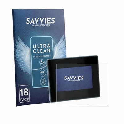 Savvies - Screenprotector voor Siemens Simatic HMI MTP400 - Folie Beschermfolie transparant 18 Stuks