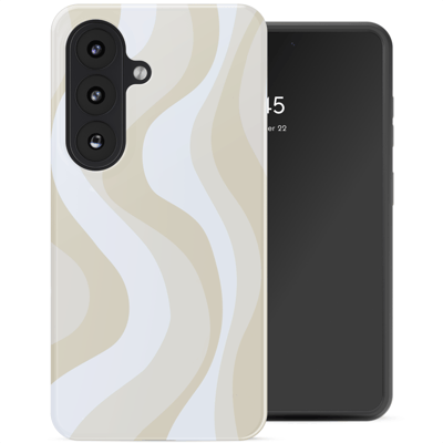 Selencia Hoesje - Geschikt voor Samsung Galaxy A37 (5G) - Backcover - Desert Waves Beige