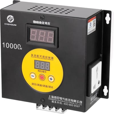 10000W huishoudelijke compacte variabele spanningsregelaar draagbare snelheid temperatuur licht spanning EU Plug veelkleurig