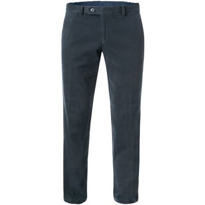 Hiltl Broek Trento Twill Cotton Stretch Night Blue / male