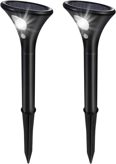 Zonnelampen voor Buiten met Bewegingssensor - Tuinverlichting op Zonne-energie - IP65 Waterdicht
