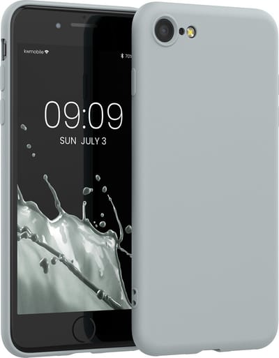 kwmobile telefoonhoesje geschikt voor Apple iPhone SE (2022) / iPhone SE (2020) / iPhone 8 / iPhone 7 - Hoesje voor smartphone - Back cover in grijs