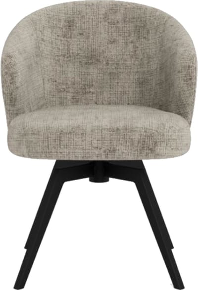 Giga Living Eetkamerstoel Durin - Grijs Stof - Zithoogte 48cm