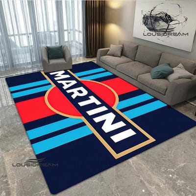 Martini Racing Tapijt Entree Antislip Deurmat Wasbaar Keukentapijt Woonkamer Hal Lopers Badkamer Bad Deurmatten 50x80cm