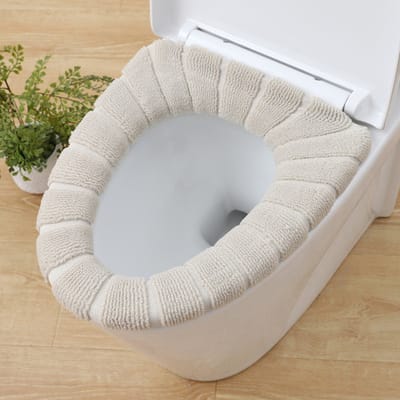 Livano Wc Bril Hoes - Toiletbril Cover - Toiletbril - Wc Deksel - Wasbaar - Verwarmde Wc Bril - (Niet Elektrisch) - Warm - Paars