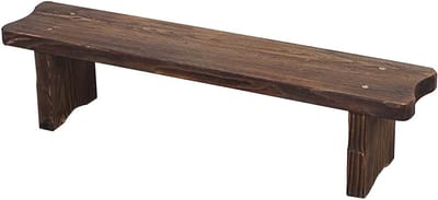 Houten plantenkruk - Bloemenrek potsteun - Planten presenteren - Veelzijdige displaystandaard - 70x17x14cm - Bruin
