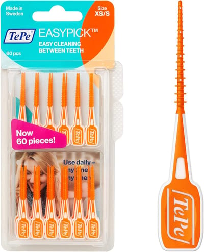 Interdentale tandenstokers X-Small/Small - 60 stuks, Oranje