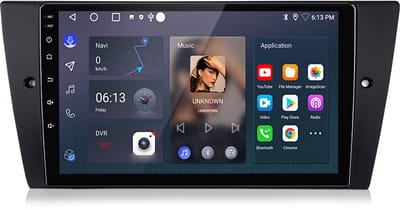 Junsun Android 15 Autoradio Geschikt Voor BMW 3er E90 E91 E92 E93 Accessoires - 1G+32GB - Draadloze CarPlay & Andriod Auto - GPS-navigatiesysteem - Bluetooth - Stuurwielbediening - WiFi - 9-inch Touchscreen - RDS - USB