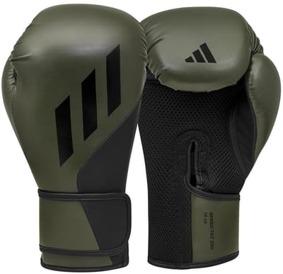 Adidas Speed Tilt 200 Bokshandschoenen - Groen/Zwart (Beschikbaar in verschillende maten)