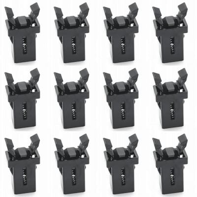 12stuks - Prullenbakslot Reparatie - Snapper Sluiting - Prullenbak Lock - Vergrendeling - Snapsluiting Touch Latch
