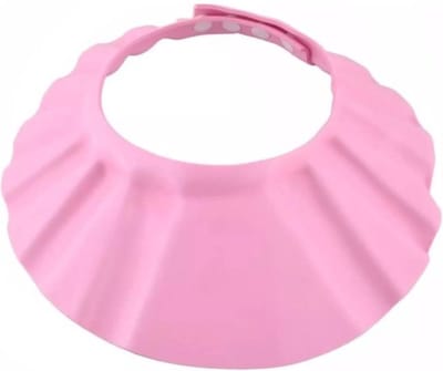 New Age Devi - Bescherm het tere oortje van jouw kleintje met de Roze Deluxe Douchekap - speciaal ontworpen voor kinderen van 0-6 jaar | 27cm | Shower Cap voor baby's en peuters | Douchekapje voor k