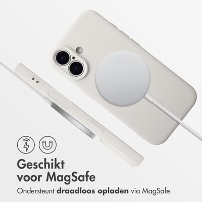 imoshion Hoesje - Geschikt voor Apple iPhone 17 - Color Backcover geschikt voor MagSafe - Beige