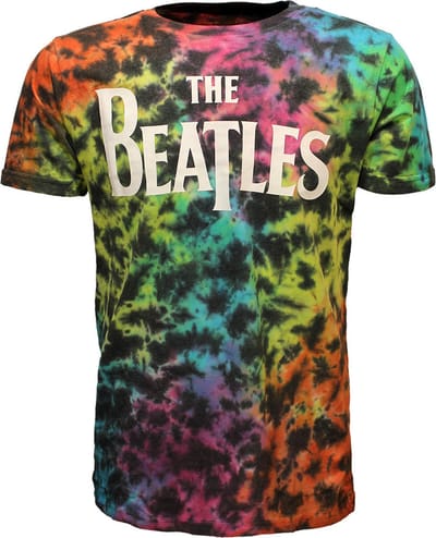 The Beatles Dip Dye Logo T-Shirt - Officiële Merchandise - L