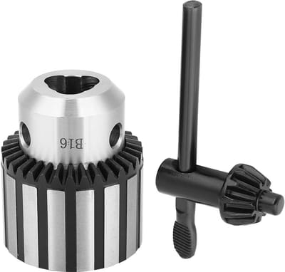 Boorkop met sleutel - Boorhouder B16 - Precisieboren - Hoge klemkracht - 3-16 mm - Zwart