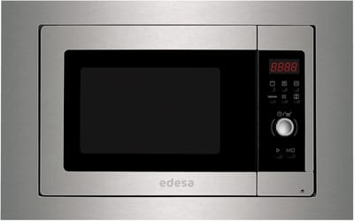 Inbouw Magnetron - Keuken Apparaat - Snel Eten - Roestvrijstaal Afwerking - 20 Liter Inhoud - Zilver