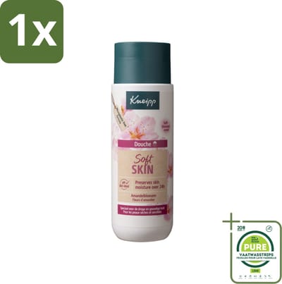 1 x Kneipp - Douchegel - Soft Skin - Amandelbloesem - 200 ml - Douchegel - Droge Huid - Gevoelige Huid - Verzorging - Amandelolie