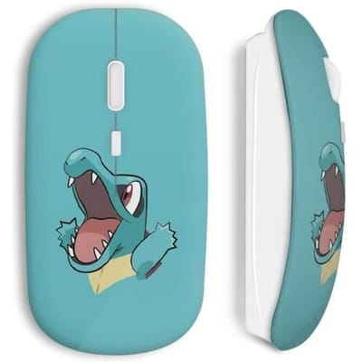 Souris sans Fil - MANIACASE - Kaiminus - Bleu - Compatible Mac et PC - USB wifi