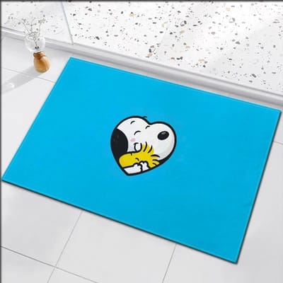 Disney Snoopy Deurmat Schattige Cartoon Kinderkamer Huisdecoratie Antislip Wasbaar Tapijt Slaapkamer Badkamer Keuken Ingang Vloerkleed 30X50CM