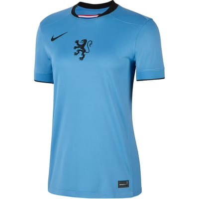 Nike Nederland OranjeLeeuwinnen Uitshirt 2025-2027 Dames – Dri-FIT – Blauw – FZ9133-489.