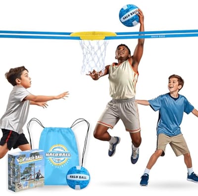 Draagbare Basketbalring met Verstelbare Hoogte - Ideaal voor Buiten, Strand, en Zwembad Activiteiten
