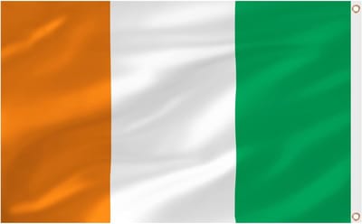 Grote Ierse Vlaggen 5ft x 3ft voor Wereldbeker Voetbal 2023, Dubbelzijdig met Messing Oogjes - Perfect voor St. Patrick's Day en Rugby Feestdecoratie (4 Stuks)