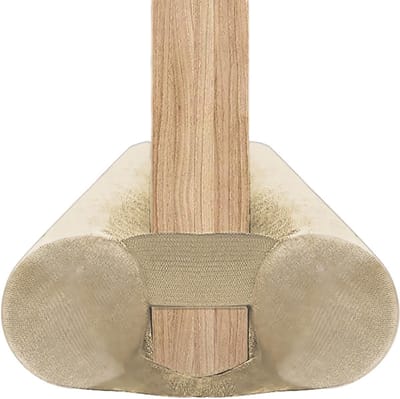 Famanu – Deurtochtstopper voor de bodem van deuren dubbelzijdig tochtstopper kussen voor voordeurafdichting isolatie (Beige - 85-100CM)