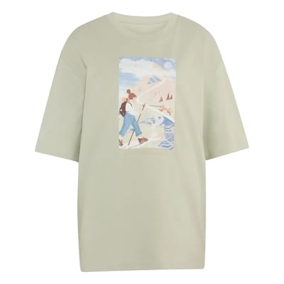 Adidas Terrex Terrex Secret Paths Ahead Graphic T-Shirt - Dames - Groen
