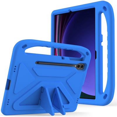 Coverup Tablethoes geschikt voor Samsung Galaxy Tab S9 Plus Hoesje - ShockProof Kids Case - Blauw