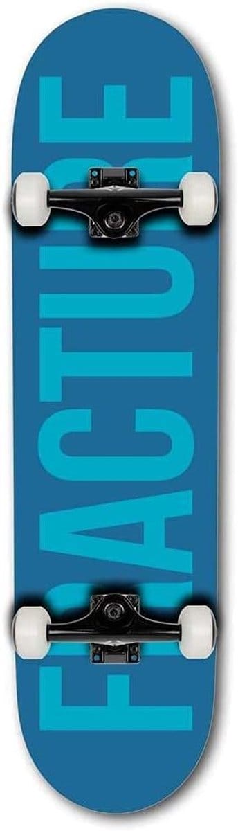 Compleet Skateboard - Street Board - Straat Cruisen - 7 Laags Esdoorn - 8.25 Inch - Blauw Teal