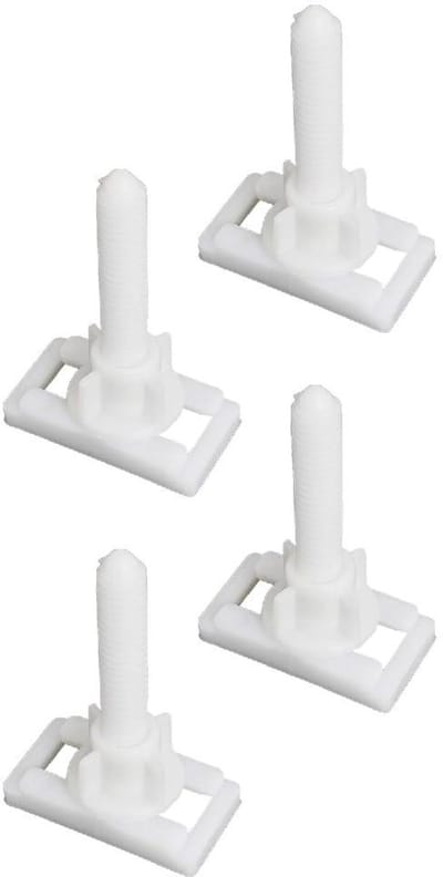 Toilet Seat Hinge Bolts - Toilet Seat Fixings - Toilet Seat Reparatie - Rectangular Structure
