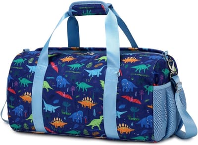 Sporttas Jongens - Weekender Tas - Weekendje Weg - Met Natte Zak - 18 x 9.8 x 8 inch - Donkerblauw