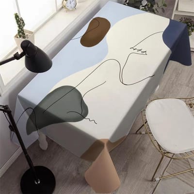 Eenvoudig Waterdicht Tafelkleed in Scandinavische Stijl Rechthoekige Tafelbedekking Eet- Salontafelmat voor Keuken Woonkamer Nappe Tapete 40-70cm