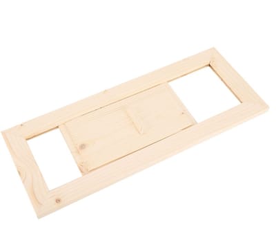 Dailygoods- Luchtventilatiepaneel Massief Hout - Sauna/Stoombad - Eenvoudige Installatie - Duurzaam - Stofwerend - Instelbare Maat - Ventilatie Rooster