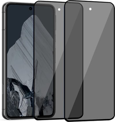 2x Geschikt voor Google Pixel 8 Pro Screenprotector Privacy - Privacy Beschermglas - Privé GuardCover
