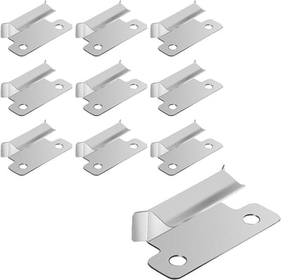 3D printer bed clips 10 stuks - 7mm voor verwarmd bed - roestvrij staal - duurzame bevestiging - SnelShoppen