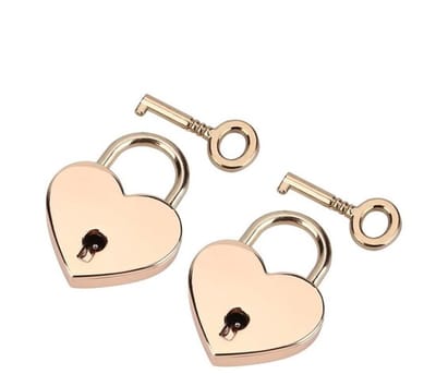 Dailygoody - Hartvormig Padlock - Sleutelslot - Duurzaam en Stijlvol