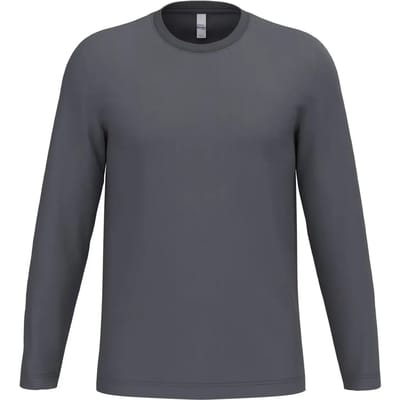 iDeal Basic Brand iDeal150 uniseks T-shirt LSL IB313 - Ideal Dark Grey - S