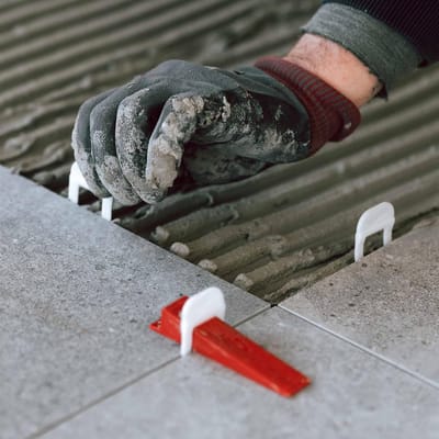 Tegel wiggen - Spieën leveling systeem - Vlakke vloer plaatsen - Herbruikbare kunststof - 100 stuks - Niet gespecificeerd
