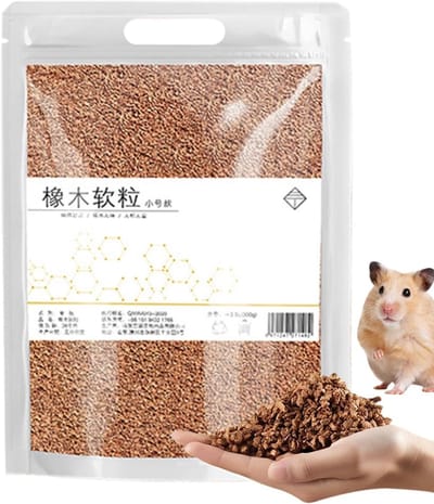 Chinchilla Beddengoed - Huisdier Strooisel Nestmateriaal - Habitat Verrijking - Natuurlijke Geurbestrijding - 30.99 x 30 x 8.99 cm - Natuurlijk