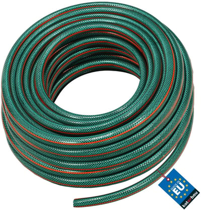 KOTARBAU® Tuinslang, Waterslang, PVC, 50 m, Groen Oranje, 1 Inch, 4-Lagen, Flexibel, Bewateringsslang, Versterkt, Tuinbewateringsslang, Waterslang voor Tuin