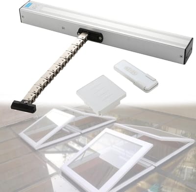 Elektrische raamopener - Automatische opener sluiter - Thuisgebruik dakramen - Kettingaandrijving roestvrij staal - Slag 300-1000 mm