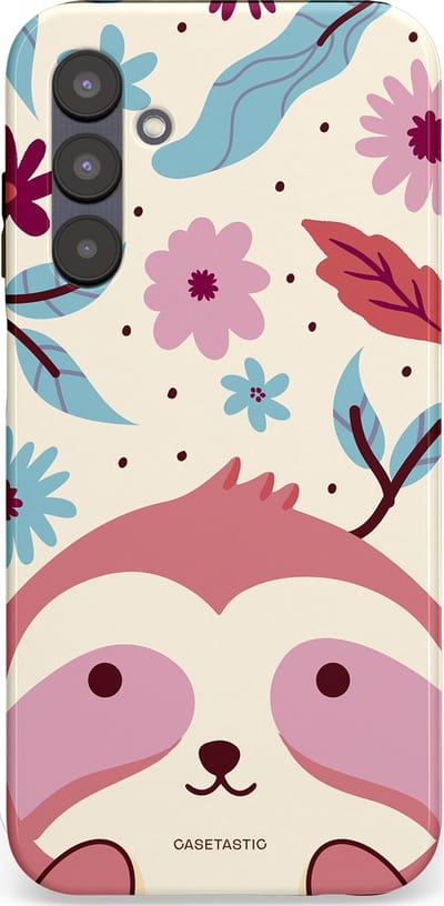 Casetastic Hoesje Geschikt voor Samsung A25 - Stijlvolle Beschermende Duo-layer Case - Luiaard knuffels