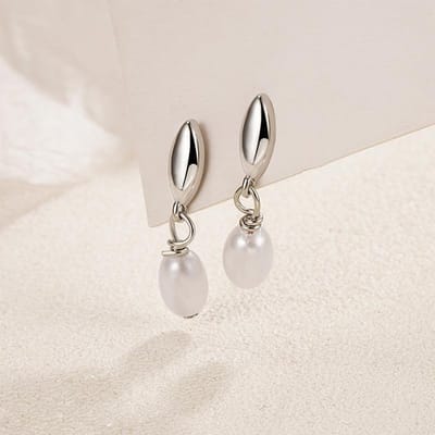 Boucles d'oreilles puces perles simulation goutte d'eau design de niche pour femmes boucles d'oreilles quotidiennes bijoux