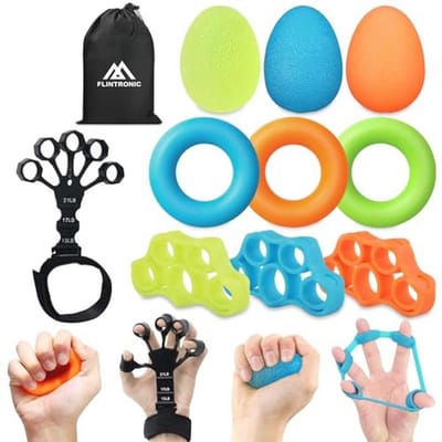 Handtrainer Set met Drie Weerstandsniveaus voor Vingertraining