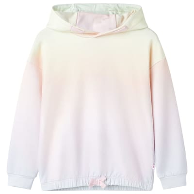 vidaXL Kindertrui met capuchon 104 sterrenwit